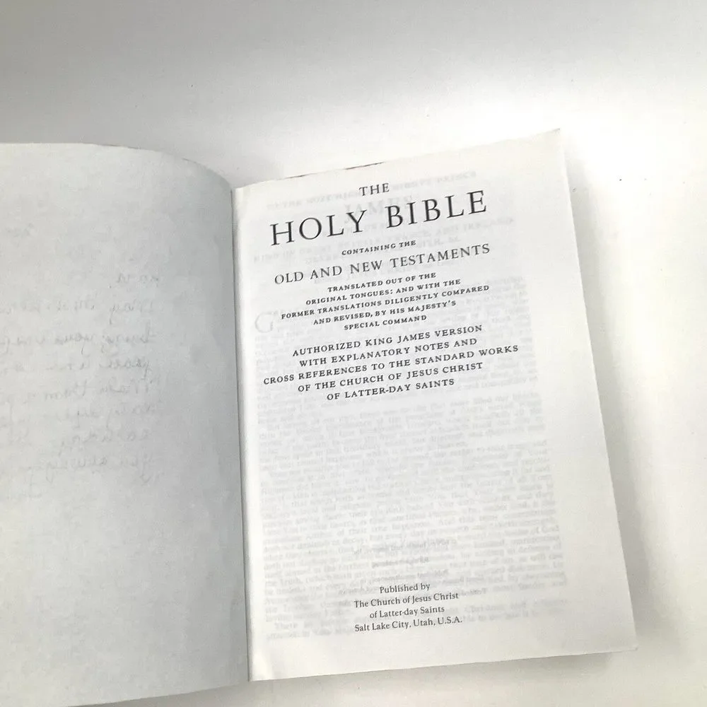 N/A holy bible